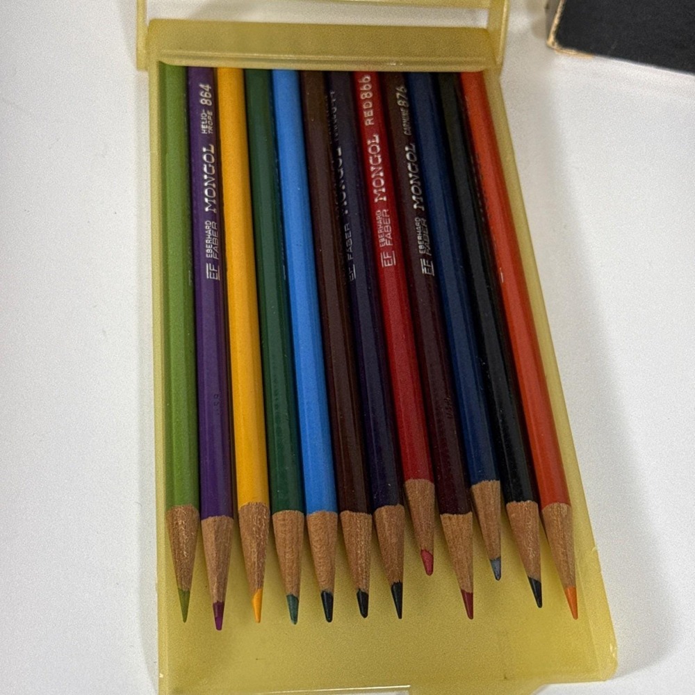 Vintage Colored Pencil Lot  Berol Prismacolor Eberhardt Faber Mongol 72 Pieces - Picture 3 of 12